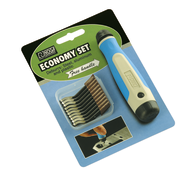 Hand-held deburring tool set NG8200 (handle NG-1, 20 blades S10)